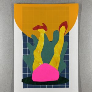 An image of a small collaged piece